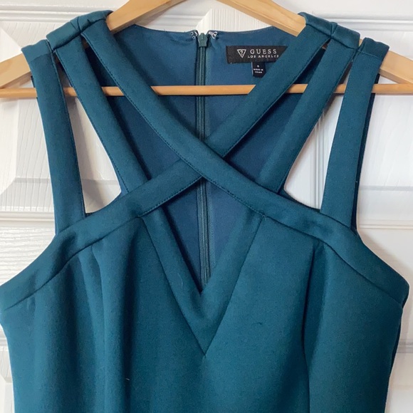 Guess Scuba Dress in Emerald green - Picture 2 of 5